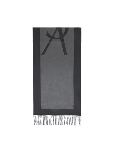 Szal Saint Laurent szara