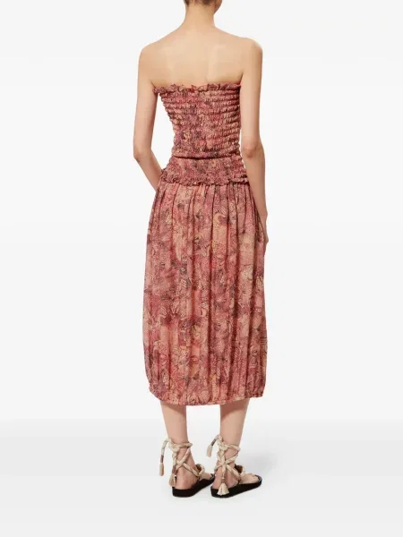 Rochie Isabel Marant cu imagine roz