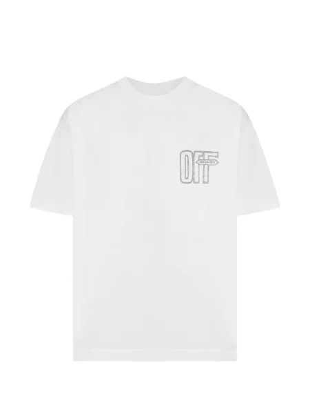 Tricou Off-white cu imagine alb