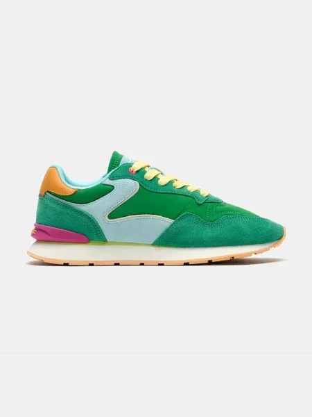 Hoff CITY DOPAMINE JADE sneakerși de damă din piele întoarsă verde