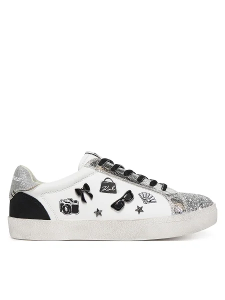 Sneakersy KARL LAGERFELD biela
