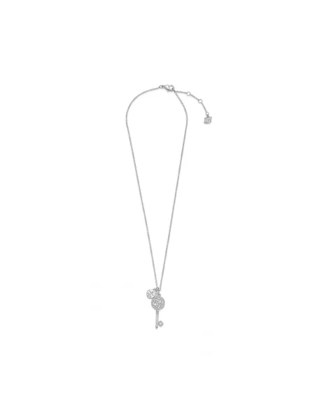 Naszyjnik Swarovski szary