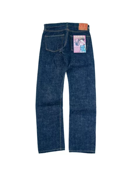 Blugi drepți Samurai Jeans albastru