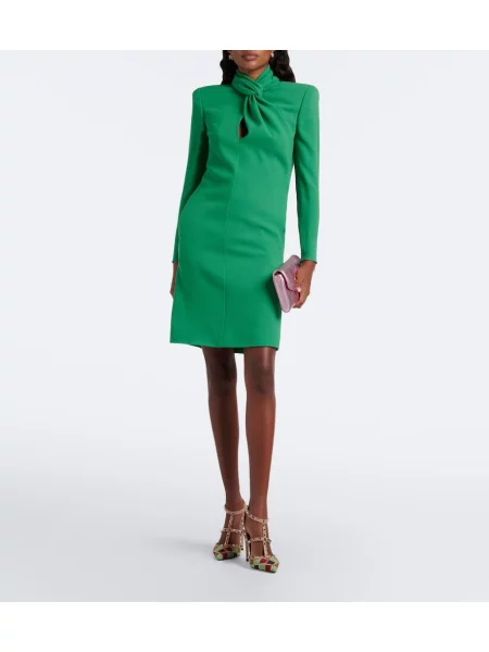 Rochie Valentino de lână verde
