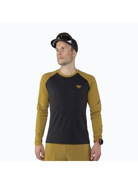 Tricou mânecă lungă Dynafit alergare negru