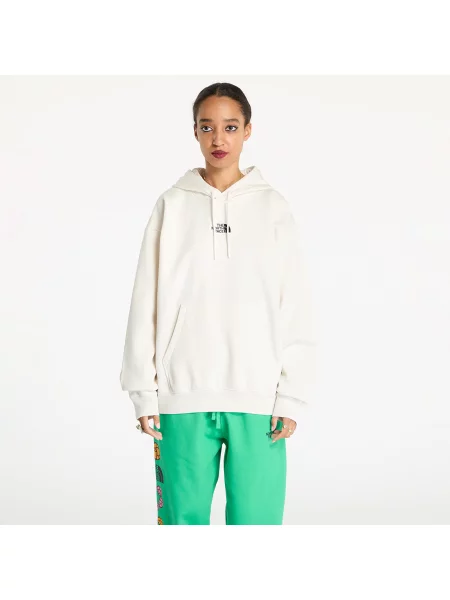 Суичър с качулка The North Face с качулка бяло