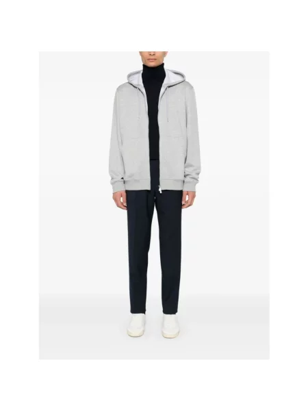 Bluza z kapturem Brunello Cucinelli z kapturem szara