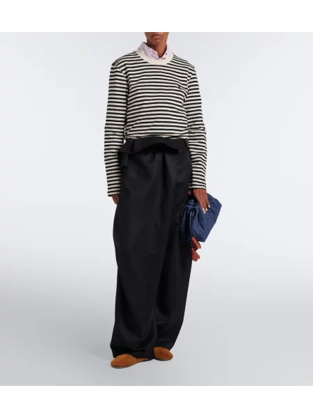 Tricou Ami Paris cu dungi negru