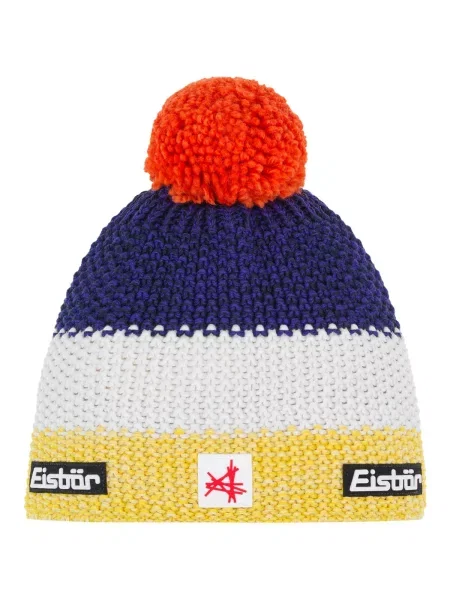 Czapka Eisbar Star Pompon MÜ SA kids one size żółta