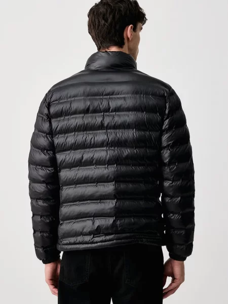 Blauer стьобана куртка