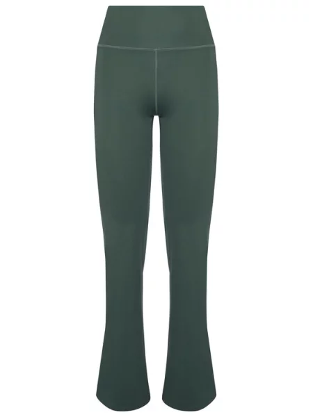 Girlfriend Collective Легінси Compressive Flare Fit зелений