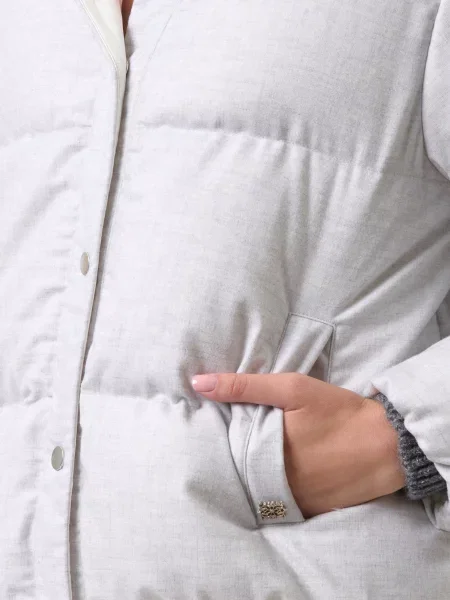 Пуховик Panicale Cashmere сірий