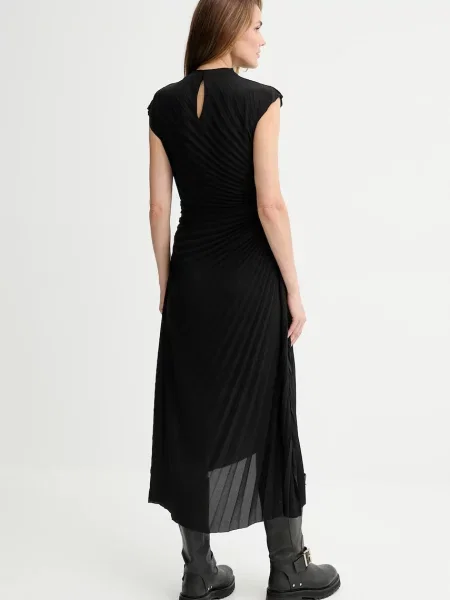 Šaty AllSaints RAYANNA midi černá