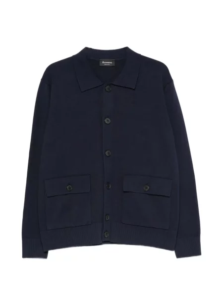 Cardigan Arovescio albastru