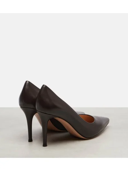 Pantofi cu toc Gianvito Rossi din piele maro