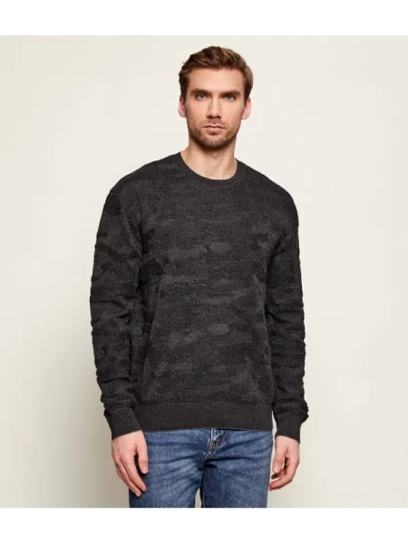 Armani Exchange pulover negru