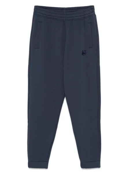 Kalhoty Maison Kitsuné modré