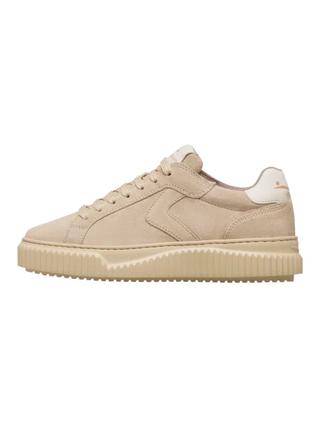 Sneakersy Voile Blanche zamszowe beżowe