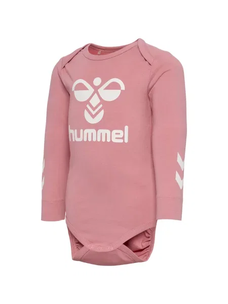 Body z długim rękawem dla dziewczynki Hummel Marie różowy