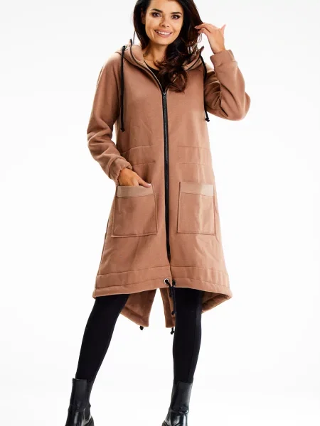 Bluza z kapturem Infinite You brązowa