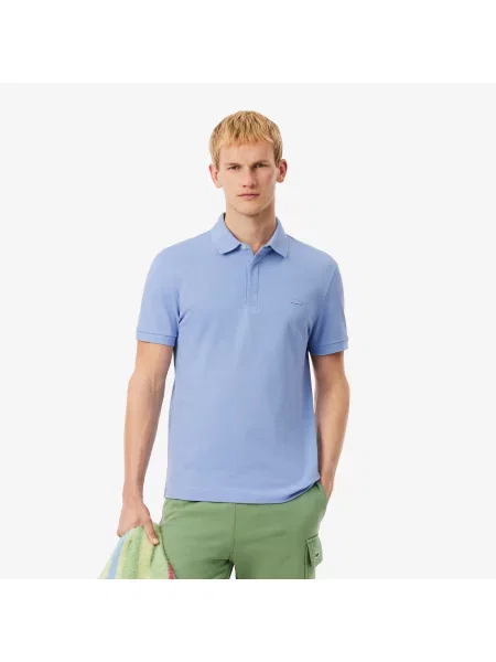Lacoste Koszulka Polo Paris Stretch Piqué O Regularnym Kroju fioletowy