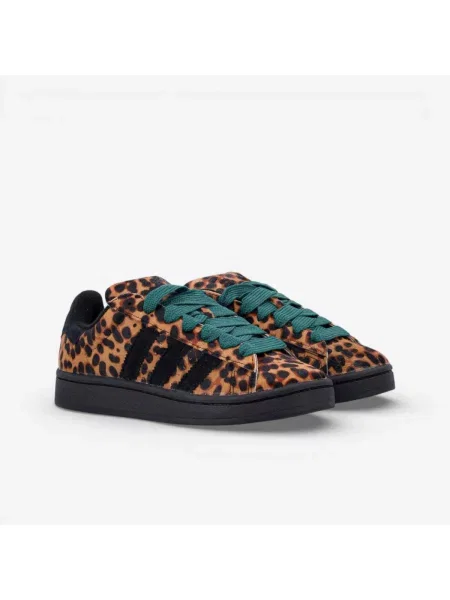 Pantofi Adidas cu imagine cu model leopard alb