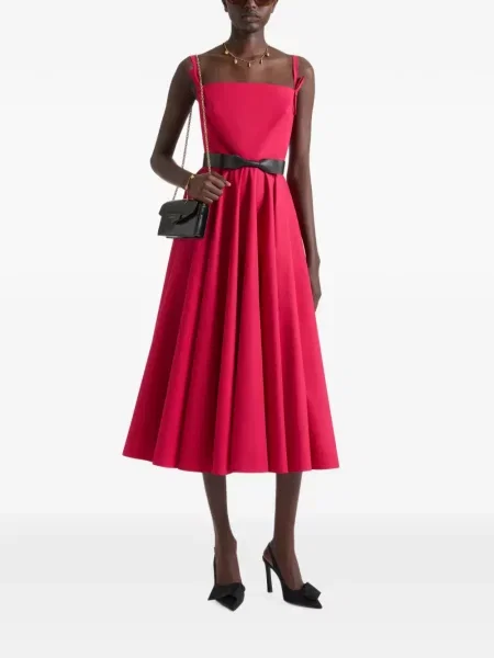 Lung rochie Givenchy din poplin roz