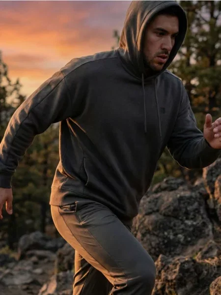 Sinsay Bluza hoodie basic zielony