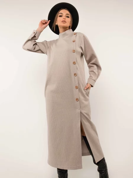 Сукня міді RiMari молочний віскоза/поліестер