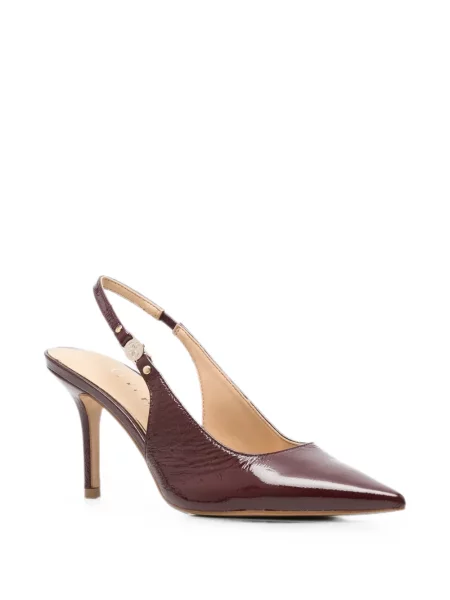 Pantofi cu toc Guess slingback roșu