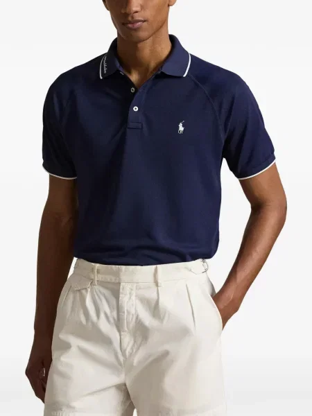 Ριγέ polo Polo Ralph Lauren μπλε