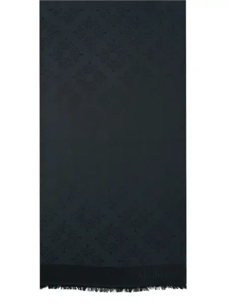 Fular Mulberry din jacard negru