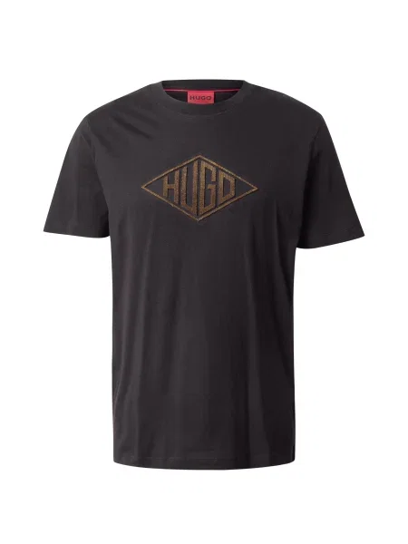 HUGO Tricou Dalendi negru