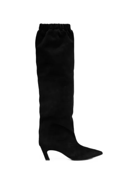Cizme Ash din piele de căprioară negru
