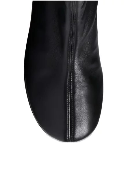 Cizme scurte Dear Frances din piele negru