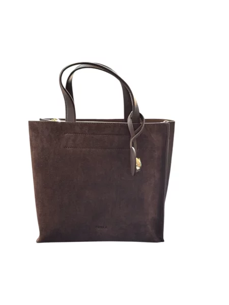 Torebka Furla skórzana brązowa