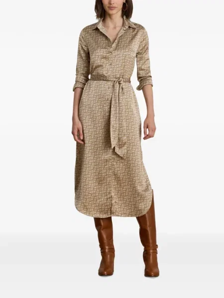Rochie tip cămașă Lauren Ralph Lauren cu imagine