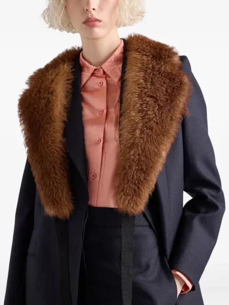 Cămașă Prada cu broderie portocaliu