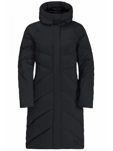 Зимова куртка Jack Wolfskin Marienplatz Coat темно-сірий сіра
