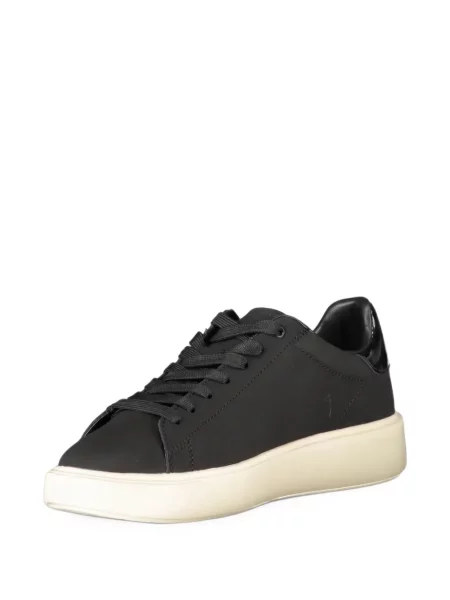 Sneakerși Blauer din piele cu autograf negru