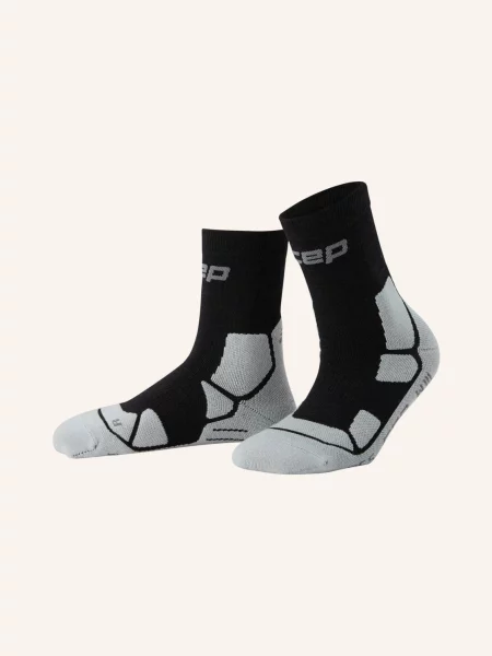 Cep Trekové Ponožky Hiking Mid Cushion Mid Cut / šedá černá