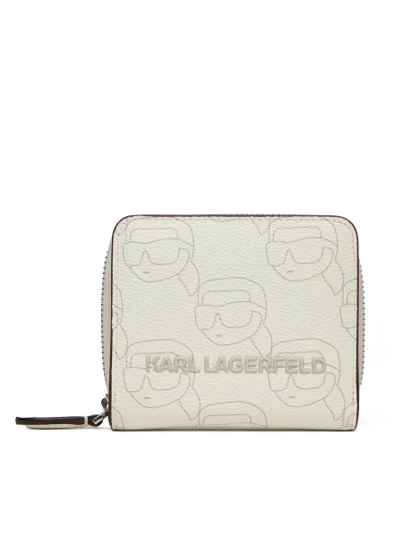 Портмоне Karl Lagerfeld дамски бяло