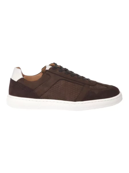 Sneakersy Baldinini skórzane brązowe