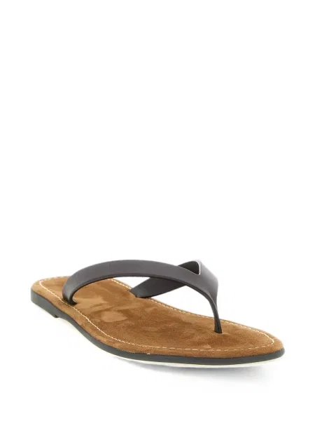 Sandale The Row din piele maro