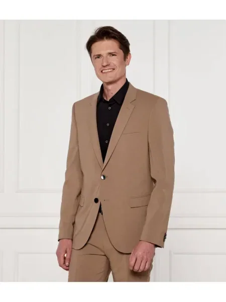 HUGO Zakó | Extra slim fit bézs