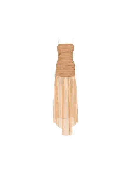 Sukienka koktajlowa Raquel Diniz beżowa