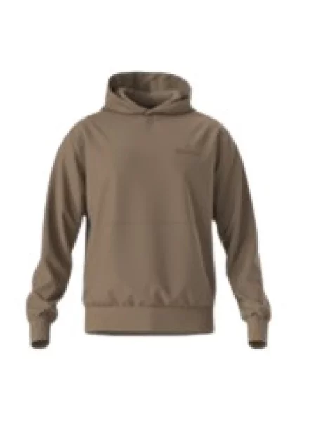 Bluza z kapturem Timberland z kapturem z logo szara