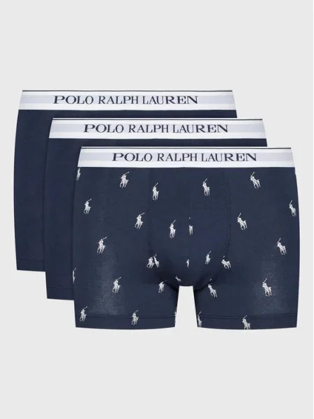 Polo Ralph Lauren Комплект 3 чифта боксерки тъмносин