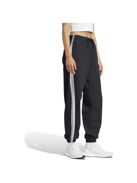 Pantaloni Adidas cu dungi negru