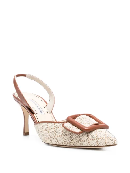 Pantofi cu toc Manolo Blahnik cu cataramă